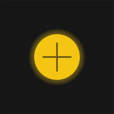 Parlak sarı neon simgesi ekle