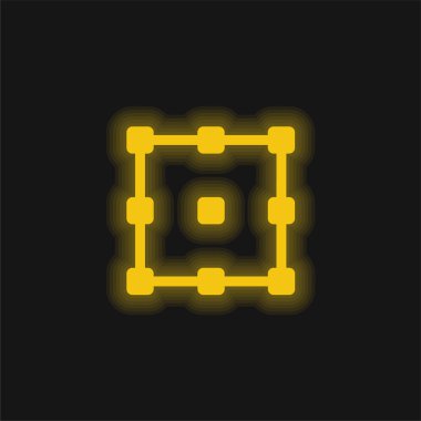 Parlak sarı neon simgesini ayır