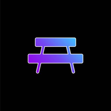 Mavi eğimli vektör simgesini sırala