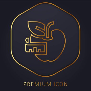 Elma hattı premium logosu veya simgesi