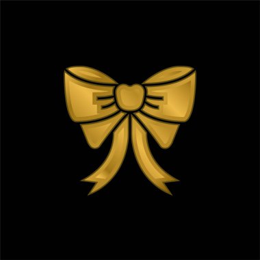 Baş altın kaplama metalik simge veya logo vektörü