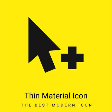 İmleç minimal parlak malzeme simgesi ekle