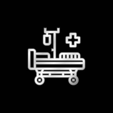 Yatak gümüş kaplamalı metalik simge