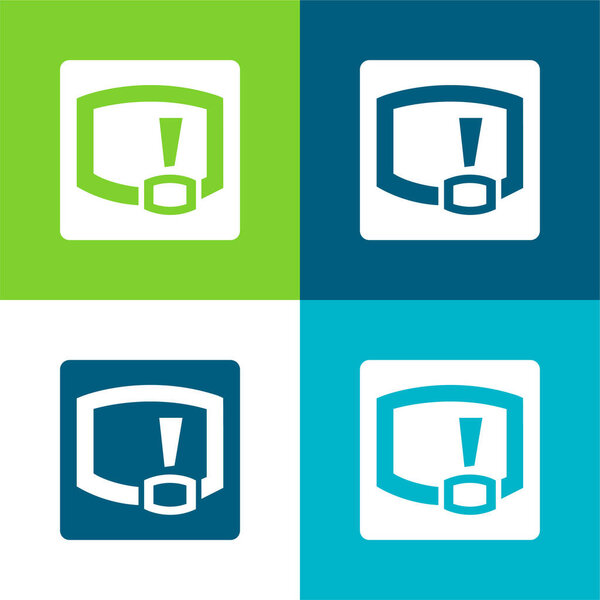 Bitacoras Символ плоские четыре цвета минимальный набор значков