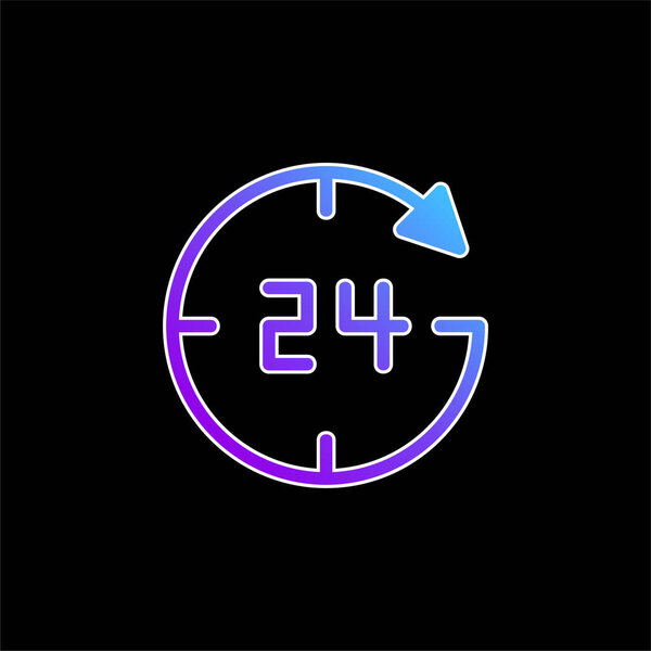 Значок вектора синего градиента