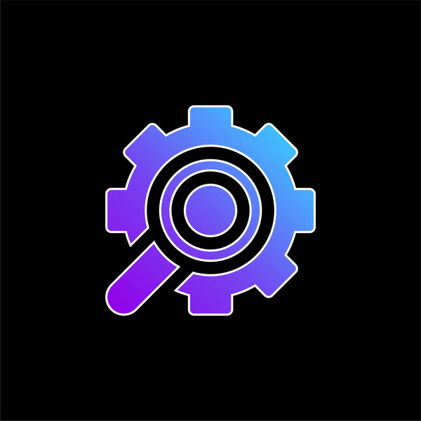 Иконка синего градиента