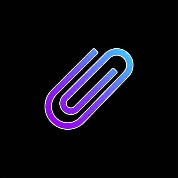 Прикрепите значок синего градиента