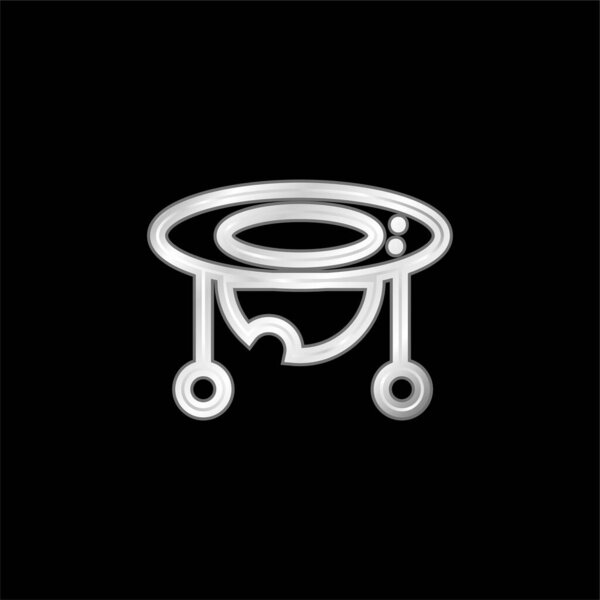 Серебряная икона Уокера