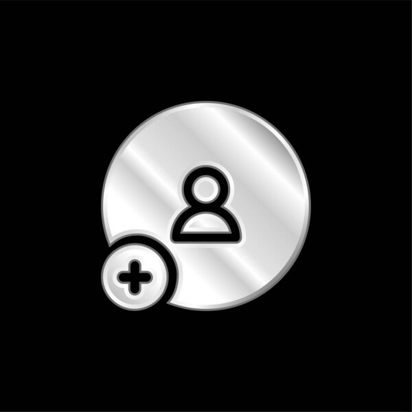 Покрытый серебром икона друга