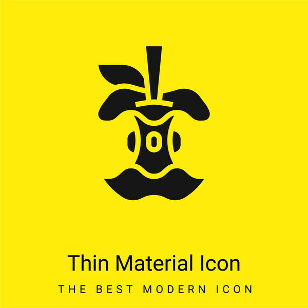 Apple minimal bright yellow material icon