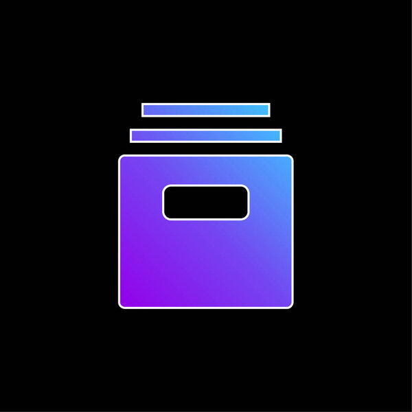 Иконка синего градиента