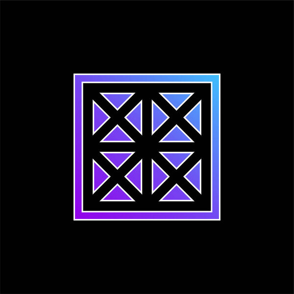 Значок базового синего градиента