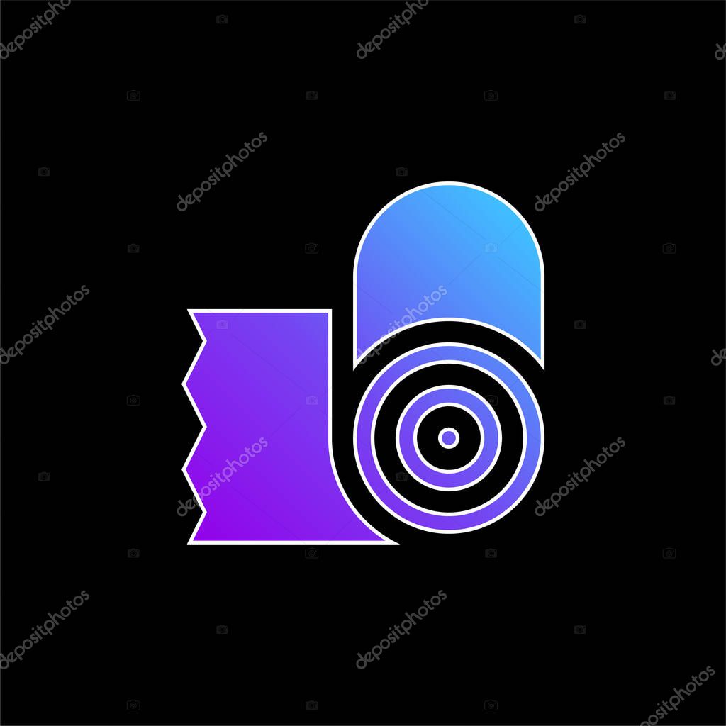 Bandage blue gradient vector icon