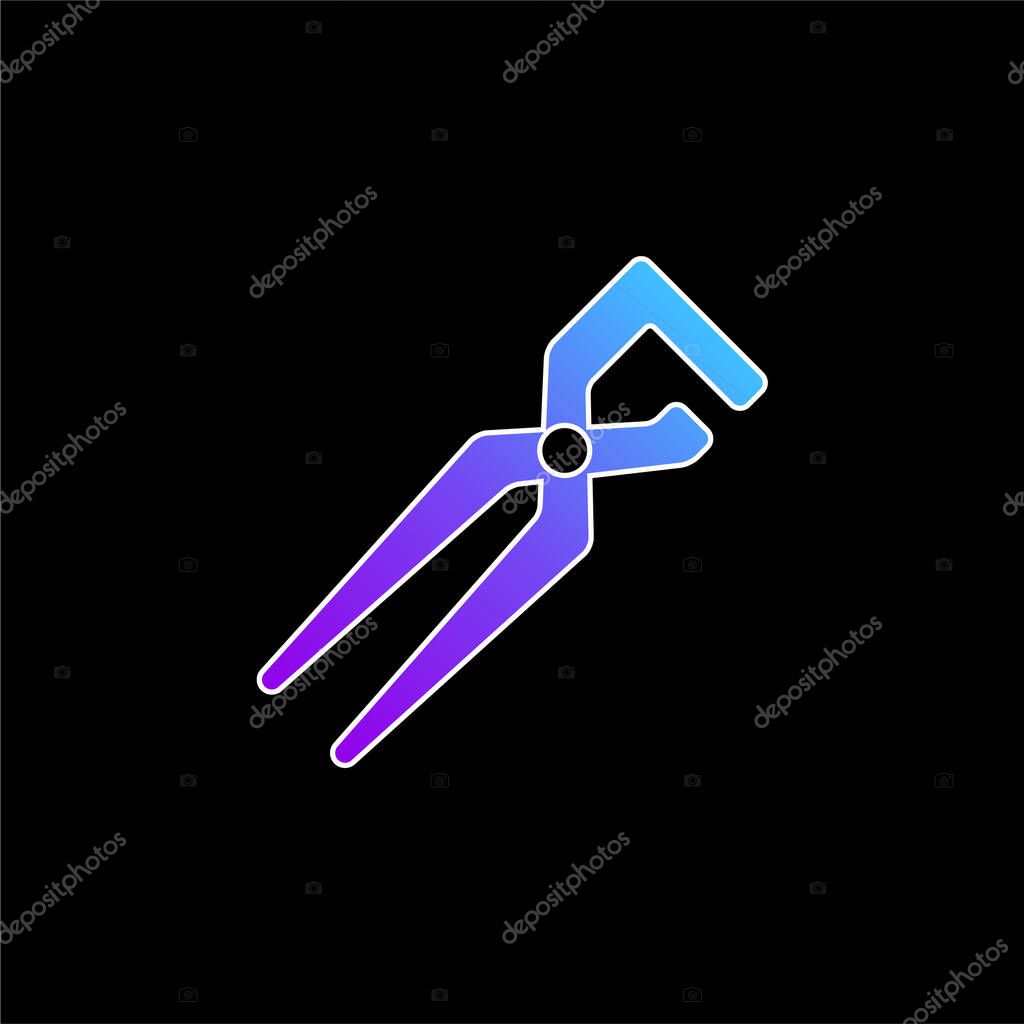 Big Clippers blue gradient vector icon