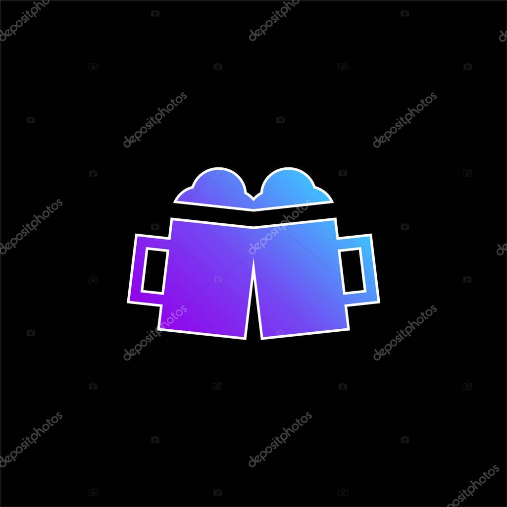 Beer Mug blue gradient vector icon