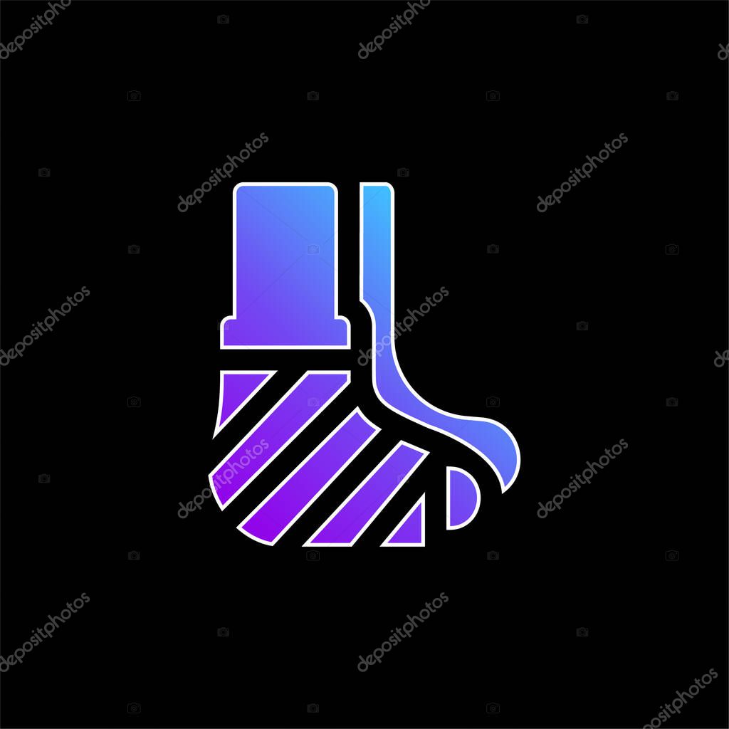 Bandage blue gradient vector icon
