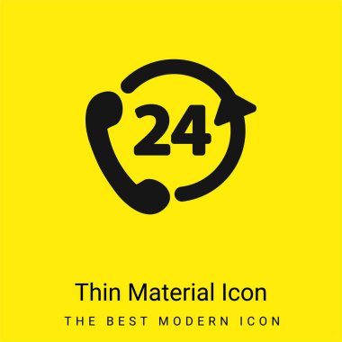 24 Saat Telefon Servisi En az sarı malzeme simgesi