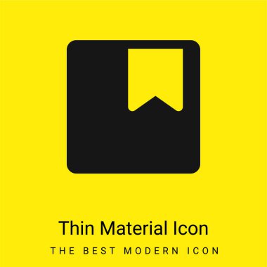 Yer imi en az parlak sarı madde simgesi