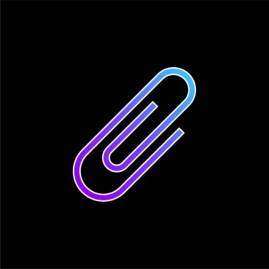 Eklenen mavi gradyan vektör simgesi