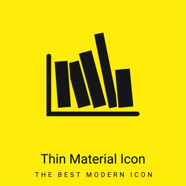 Kitaplar Tarafı Görünümü Asgari Parlak Sarı malzeme simgesi