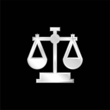 Gümüş kaplama metalik simge