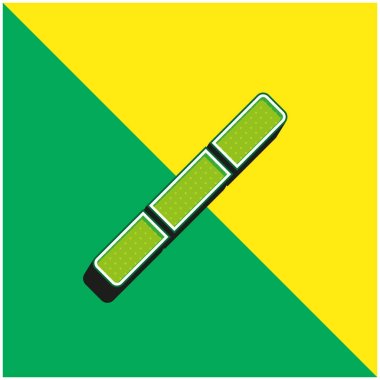Bo Green and yellow modern 3d vector icon logo clipart