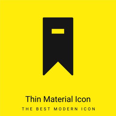 Yer imi en az parlak sarı madde simgesi