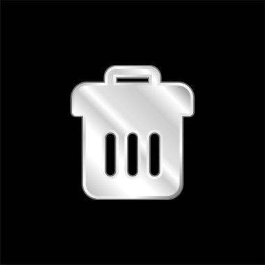 Gümüş kaplama metalik simge