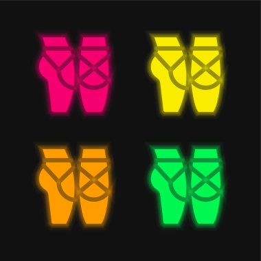 Parlak neon vektör simgesi