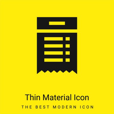 Bill en az parlak madde simgesi