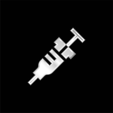 Anestezi gümüş kaplama metalik simge