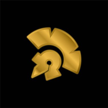 Antik Hint Müzesi Altın kaplama metalik ikon veya logo vektörü