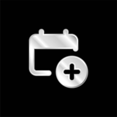 Gümüş kaplama metalik simge ekle