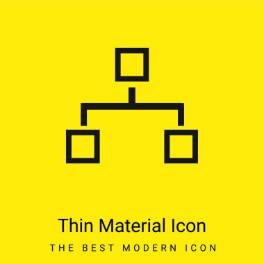 Şemayı Engeller Grafik Asgari parlak sarı malzeme simgesi