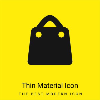 Çanta en az sarı madde simgesi