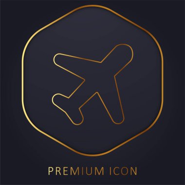 Hava Postası Altın Hat prim logosu veya simgesi