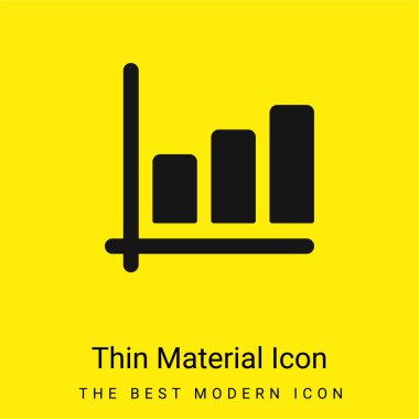 Çubuk Çizelgesi en az sarı malzeme simgesi