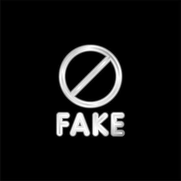 Плакированный серебром металлический значок