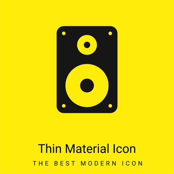 Иконка из ярко-желтого материала