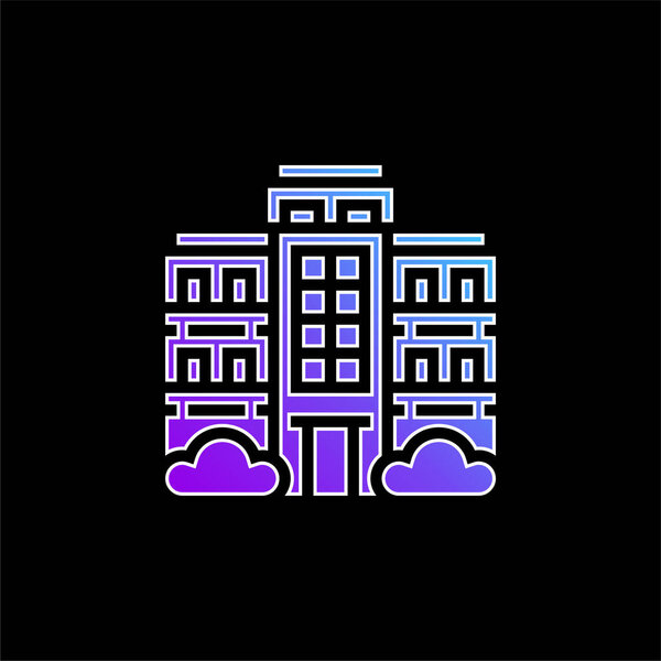 Символ голубого градиента