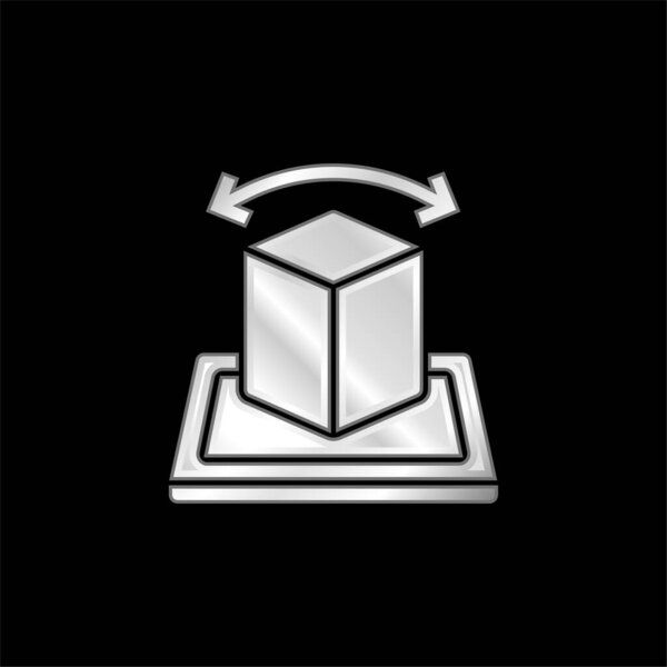 Серебристая икона дополненной реальности