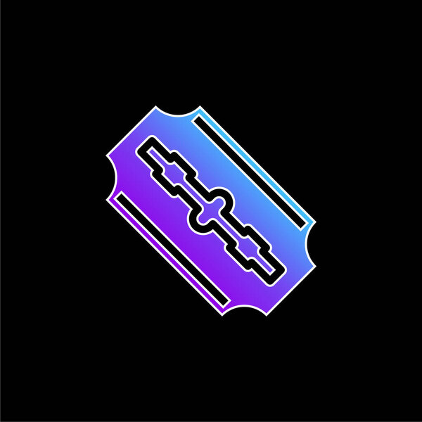 Blades blue gradient vector icon