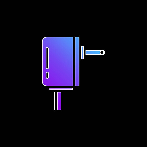 Значок голубого градиента адаптера