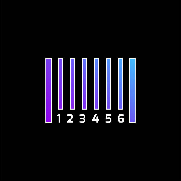 Значок синего градиента