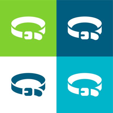 Kemer Düz 4 renk en küçük simge kümesi