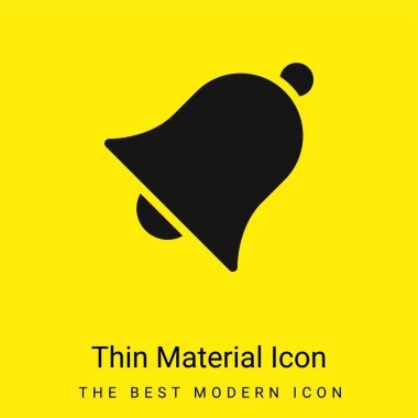 Zil en düşük düzeyde parlak sarı madde simgesi