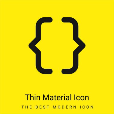 Parlaklıklar en az sarı madde simgesi