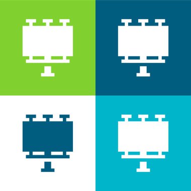 Billboard Düz Renk en az simge seti