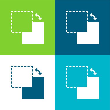 Arkaplan Düz Renk en az simge kümesi