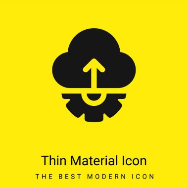 Api minimal bright yellow material icon clipart